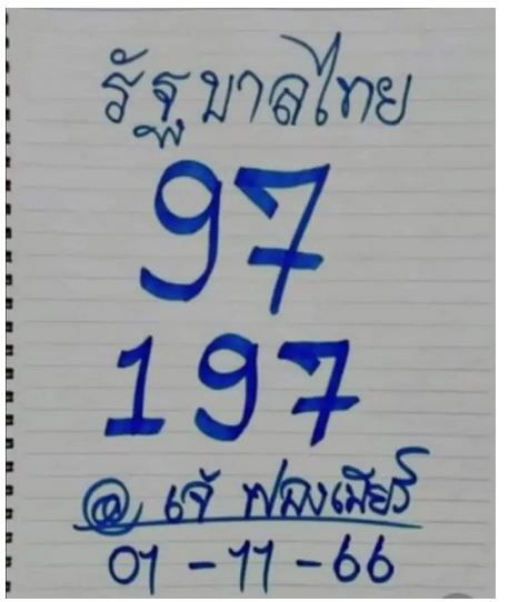 หวยเจ๊ฟองเบียร์ เลขเด็ดงวดนี้ 1 พ.ย. 66